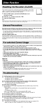 Preview for 9 page of Olympus VN-120 User Manual