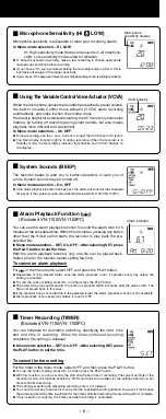 Предварительный просмотр 8 страницы Olympus VN-4100/VN-4100PC User Manual