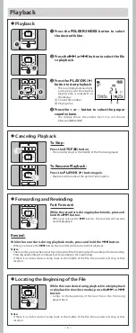 Preview for 5 page of Olympus VN-6500PC User Manual