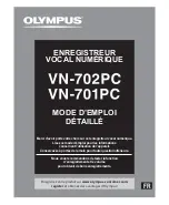 Olympus VN-701PC (French) Mode D'Emploi preview