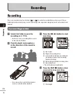 Предварительный просмотр 16 страницы Olympus VN-722PC User Manual