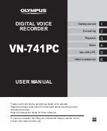 Preview for 1 page of Olympus VN-741PC User Manual