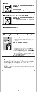 Preview for 5 page of Olympus VN-8600PC Instructions Manual