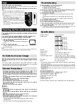 Preview for 6 page of Olympus VN-900 User Manual