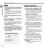 Preview for 16 page of Olympus VOICE & MUSIC DM-20 Online Instructions Manual