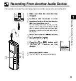 Preview for 29 page of Olympus VOICE & MUSIC DM-20 Online Instructions Manual