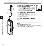 Preview for 72 page of Olympus VOICE & MUSIC DM-20 Online Instructions Manual