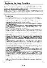 Preview for 36 page of Olympus VP-1 - Data Projector - DLP User Manual