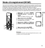 Preview for 11 page of Olympus W-10 - 16 MB Digital Voice Recorder Mode D'Emploi