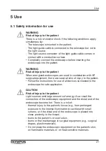 Preview for 21 page of Olympus WA4KL100 ULTRA Instructions For Use Manual