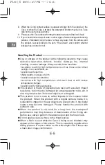 Предварительный просмотр 6 страницы Olympus Waterproof Case PT-15 Instruction Manual