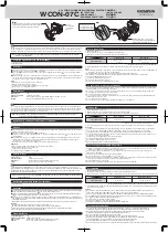 Olympus WCON-07C Instructions preview