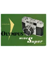 Olympus Wide-Super Instruction Manual preview