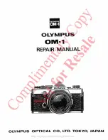 Olympus WINDER OM-1 Repair Manual preview