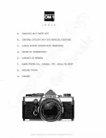 Preview for 2 page of Olympus WINDER OM-1 Repair Manual