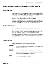 Preview for 3 page of Olympus WM-DP1 Instructions Manual