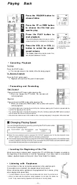 Предварительный просмотр 5 страницы Olympus WS 100 - 64 MB Digital Voice Recorder Instructions Manual