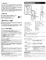 Preview for 2 page of Olympus WS-11 01 Instructions Manual