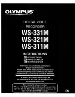 Olympus WS-331M Instructions Manual preview