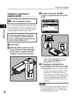 Предварительный просмотр 12 страницы Olympus WS 560M Instructions Manual