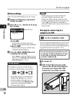 Preview for 12 page of Olympus WS-650S Instructions Manual