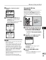 Preview for 61 page of Olympus WS-650S Instructions Manual