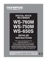 Olympus WS-760M Instructions Manual preview