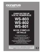 Olympus WS-801 Mode D'Emploi preview
