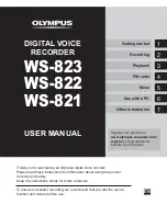 Preview for 1 page of Olympus WS-821 User Manual