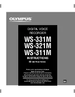 Olympus WS311M - 512 MB Digital Voice Recorder Instructions Manual preview