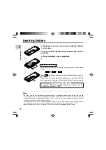 Предварительный просмотр 10 страницы Olympus WS320M - 1 GB Digital Voice Recorder Instructions Manual