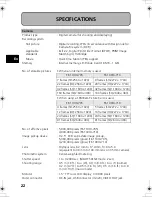 Предварительный просмотр 22 страницы Olympus X-705 Basic Manual