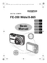 Olympus X-865 Basic Manual preview