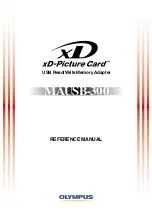 Предварительный просмотр 1 страницы Olympus xD-Picture Card MAUSB-300 Reference Manual