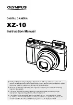 Предварительный просмотр 1 страницы Olympus XZ-10 Instruction Manual