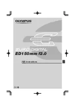 Olympus ZUIKO DIGITAL ED150mm f2.0 Instructions Manual preview