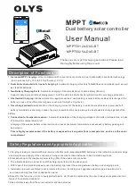 Предварительный просмотр 1 страницы OLYS MPPT5012A-DUO-BT User Manual