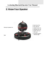 Предварительный просмотр 4 страницы OM/ONE Levitating Bluetooth Speaker User Manual