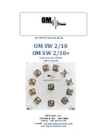 Предварительный просмотр 1 страницы OM POWER OM SW 2/10 Instruction Manual