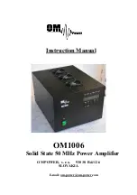 OM POWER OM1006 Instruction Manual preview