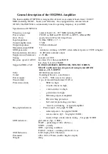 Preview for 3 page of OM POWER OM2500 A Instruction Manual