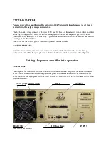 Preview for 5 page of OM POWER OM2500 A Instruction Manual