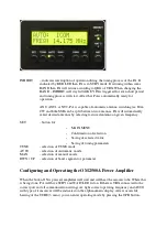 Preview for 11 page of OM POWER OM2500 A Instruction Manual