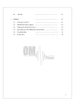 Preview for 3 page of OM POWER OM2501HF Manual