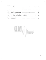 Предварительный просмотр 3 страницы OM POWER OM4001HF Manual