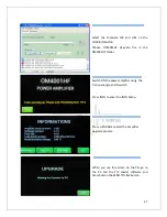 Предварительный просмотр 27 страницы OM POWER OM4001HF Manual