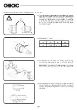 Preview for 22 page of OMAC B Series Installation, Operation And Maintenance Manual