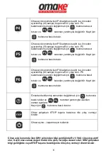 Preview for 10 page of omake Omk.BRG01.E15.0001.U50 User Manual