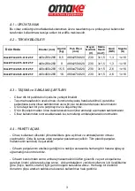 Предварительный просмотр 5 страницы omake Omk.WFL02.E15.0101.Z5F Manual