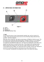 Предварительный просмотр 25 страницы omake Omk.WFL21.E12.0101.Z5F User Manual